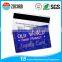 CMYK full printing magnetic stripe pvc loyalty cards