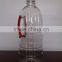 Crude bulk type processing and cooking use cooking oil bottle for plastic with handle 1.8L