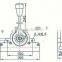 GJ1101 power take off control lever for tank car