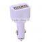 New design DC 5V 2.1V 4 Port USB Car Charger Power Adapter for Tablet iPad iPhone iPod