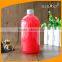 400ml Empty PET Plastic Clear Boston Bottles with Aluminum Cap