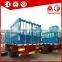 3 axles curtain side fence cattle trailer for sale