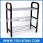 New 4 Tier steel storage shoe rack hanger Anti-corrosive steel tube The original plastic Easy installation DIY stand for shoes