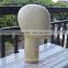High quality abstract wooden grain mannequin head unisex for hat display