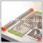 Storage Ideas Kitchen Sink Water Stainless Steel Foldable Dry Fruit Tableware Shelf Dish Drying Rack