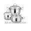 Stainless steel 18/10 cookware set