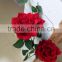 wholesale artificial single red rose in factory price for interior decor