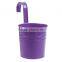 Newest ourdoor garden metal flower pot hanging planter