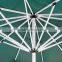 High quality big square outdoor beach umbrella garden with base parts
