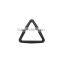 Plastic Triangle Loop, 2" Triangle Ring Black, Plastic Triangle Loop Belt Webbing Buckle For Bag Accessories