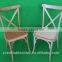 cross back chairs wooden banquet rental wedding chair