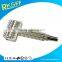 Zinc Alloy Handheld Head Massage Roller with silver plated