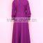 1970s vintage purple high neck maxi dresses with gold trim HSd7287