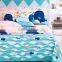 Cotton dormitory single cotton double simple single sheets cartoon flat sheets
