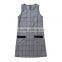 Designer School One Piece Sleeveless Dress With Shirt