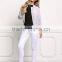 MGOO Custom Padded Crop Women Jackets Fashion Buttons Up Coat Women Winter Bomber Jackets Tops