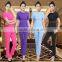 Latest Worker Design Spa/beauty Working Uniform Unique Design Uniform Wholesale