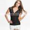 Women's V-neck Navy,black,white Sleeveless Lace Tunic t Shirt