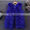 Russian long fur vest Fake fox vest for women sleeveless fur vest/Artificial leather