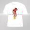 White blank 100 cotton stock promotional t shirt / gym t shirt / Best sell large gym t shirt/ Printing t shirts