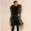 New fashion wholesale big fur collar fur parka for women