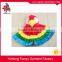 2017 Newest Rainbow Strip Plush Owl Children Cape For Winter