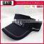 Cotton visor with mesh polyester brim cotton terry sweatband sun visor