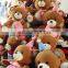 2015 En71 & ASTM Cute OEM custom plush teddy bear names birthday couple teddy bear plush toy cheap soft stuffed plush teddy bear