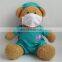 Wholesale Cheap Custom LOGO Stuffed Soft Toy Plush Uniform Teddy Bear