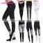 High Waist Black Fitness Wear Womens Leggings Custom For Wholesale