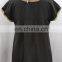 Grey Fabric MEXICAN Color Embroidered Dress Boho 100 % Cotton Tunic Hippie Floral Design Handmade Sleeveless Short Tunic Gifted