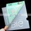 Custom design printed a4 size plastic pp clear file folder manufacturer