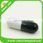 custom capsule shape plastic usb