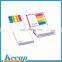 Combined colorful memo pad with calender for promotional gifts