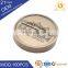 engraved logo golden bar metal paper weight