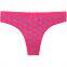 Yun Meng Ni Sexy Underwear Ultra Soft Lace Waist-Band T-back With Flower Printing Breathable Cotton Lady Thong