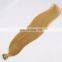 Indian virgin human hair stick I tip hair in silky straight wave wholesale price