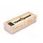 Single solid pine wooden watch box matte painting watch box with sliding lid design wholesale