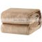 100% Polyester Sherpa Solid Color Baby Flannel Blanket 250Gsm Throw Blanket