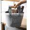 wood handle felt laundry basket with customized size