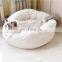 Round Shape Dog Kennel Special Warm Super Soft Long Plush Cat Bed Dual Mounted Cat Nest