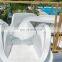 Whiter Body Water Slides Spiral Fiberglass in Guangzhou