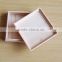 Separated lid square small pine wood storage CD / DVD box, wooden coin boxes                        
                                                Quality Choice