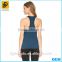 Y open back cotton breathable tank peasant tops with your own design