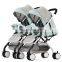 Good China Manufacturer Wholesale Cheap Price Easy Foldable Twin Baby Stroller Made in China