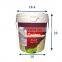 Food grade 1 gallon plastic bucket for ice cream sauce powder