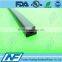 PVC material rubber t profile for glass use