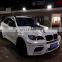 X6 X6M E71 HM style wide body kit With 4 output central Exhaust for BMW X6 X6M E71