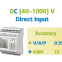 Din rail mounted multi-functional dc digital amp energy meter with data logger