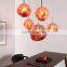 Modern Lava Pendant Light Chandeliers Creative Irregular Glass LED Decorative Lamp Fixture